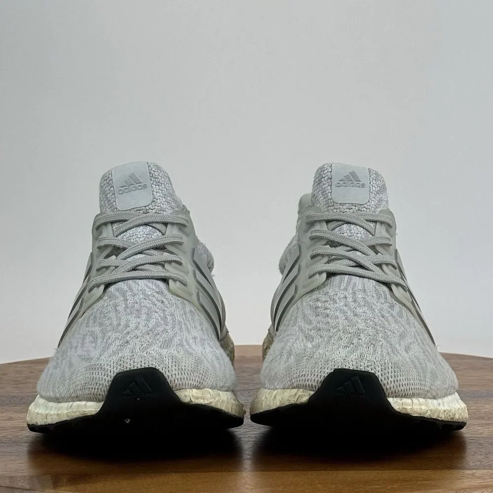 Womens Adidas Ultraboost 3.0 Gray Athletic Running Sneakers Shoes Size 9.5 M GUC